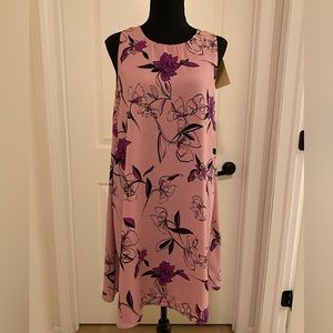 NWT Nordstrom Halogen sleeveless A-line shift dress Sz S